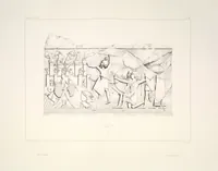 An illustration from Monument de Ninive, découvert et décrit par M.P.E. Botta; mesuré et dessiné par M.E. Flandin. Ouvrage publié par ordre du gouvernement sous les auspices de M. le ministre de l'intérieur et sous la direction d'une commission de l'Institut (1849)