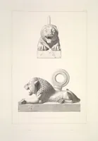 An illustration from Monument de Ninive, découvert et décrit par M.P.E. Botta; mesuré et dessiné par M.E. Flandin. Ouvrage publié par ordre du gouvernement sous les auspices de M. le ministre de l'intérieur et sous la direction d'une commission de l'Institut (1849)