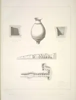 An illustration from Monument de Ninive, découvert et décrit par M.P.E. Botta; mesuré et dessiné par M.E. Flandin. Ouvrage publié par ordre du gouvernement sous les auspices de M. le ministre de l'intérieur et sous la direction d'une commission de l'Institut (1849)