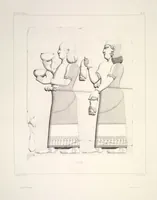 Picture 18 of 355 from Monument de Ninive, découvert et décrit par M.P.E. Botta; mesuré et dessiné par M.E. Flandin. Ouvrage publié par ordre du gouvernement sous les auspices de M. le ministre de l'intérieur et sous la direction d'une commission de l'Institut (1849), leaf 18