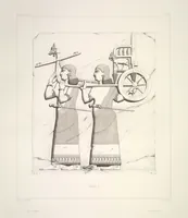 Picture 19 of 355 from Monument de Ninive, découvert et décrit par M.P.E. Botta; mesuré et dessiné par M.E. Flandin. Ouvrage publié par ordre du gouvernement sous les auspices de M. le ministre de l'intérieur et sous la direction d'une commission de l'Institut (1849), leaf 19
