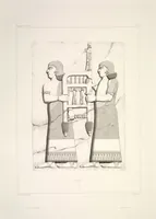 Picture 20 of 355 from Monument de Ninive, découvert et décrit par M.P.E. Botta; mesuré et dessiné par M.E. Flandin. Ouvrage publié par ordre du gouvernement sous les auspices de M. le ministre de l'intérieur et sous la direction d'une commission de l'Institut (1849), leaf 20