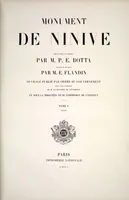 Picture 346 of 355 from Monument de Ninive, découvert et décrit par M.P.E. Botta; mesuré et dessiné par M.E. Flandin. Ouvrage publié par ordre du gouvernement sous les auspices de M. le ministre de l'intérieur et sous la direction d'une commission de l'Institut (1849), leaf 382