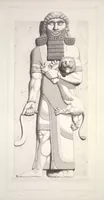 Picture 42 of 355 from Monument de Ninive, découvert et décrit par M.P.E. Botta; mesuré et dessiné par M.E. Flandin. Ouvrage publié par ordre du gouvernement sous les auspices de M. le ministre de l'intérieur et sous la direction d'une commission de l'Institut (1849), leaf 43