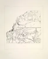 An illustration from Monument de Ninive, découvert et décrit par M.P.E. Botta; mesuré et dessiné par M.E. Flandin. Ouvrage publié par ordre du gouvernement sous les auspices de M. le ministre de l'intérieur et sous la direction d'une commission de l'Institut (1849)