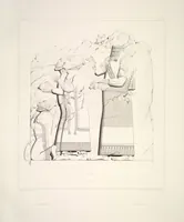 Picture 86 of 355 from Monument de Ninive, découvert et décrit par M.P.E. Botta; mesuré et dessiné par M.E. Flandin. Ouvrage publié par ordre du gouvernement sous les auspices de M. le ministre de l'intérieur et sous la direction d'une commission de l'Institut (1849), leaf 87