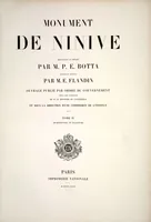 Picture 87 of 355 from Monument de Ninive, découvert et décrit par M.P.E. Botta; mesuré et dessiné par M.E. Flandin. Ouvrage publié par ordre du gouvernement sous les auspices de M. le ministre de l'intérieur et sous la direction d'une commission de l'Institut (1849), leaf 88
