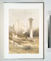 An illustration from The Holy Land, Syria, Idumea, Arabia, Egypt and Nubia. From drawings made on the spot by David Roberts ... With historical descriptions by the Revd. George Croly ... Lithographed by Louis Haghe (1842)