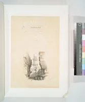 An illustration from The Holy Land, Syria, Idumea, Arabia, Egypt and Nubia. From drawings made on the spot by David Roberts ... With historical descriptions by the Revd. George Croly ... Lithographed by Louis Haghe (1842)