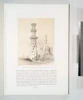An illustration from The Holy Land, Syria, Idumea, Arabia, Egypt and Nubia. From drawings made on the spot by David Roberts ... With historical descriptions by the Revd. George Croly ... Lithographed by Louis Haghe (1842)