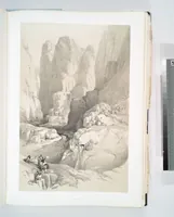 An illustration from The Holy Land, Syria, Idumea, Arabia, Egypt and Nubia. From drawings made on the spot by David Roberts ... With historical descriptions by the Revd. George Croly ... Lithographed by Louis Haghe (1842)