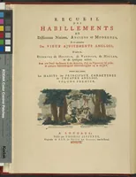 Picture 1 of 318 from Recueil des habillements de différentes nations (1757), leaf 1