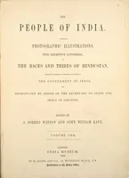 Picture 2 of 481 from The people of India : A series of photographic illustrations, with descriptive letterpress, of the races and tribes of Hindustan, originally prepared under the authority of the government of India, and reproduced (1868), leaf 2