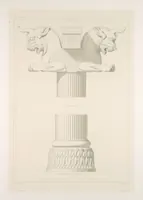 Picture 102 of 338 from Voyage en Perse de mm. Eugène Flandin, peintre, et Pascal Coste, architecte, entrepris par ordre de m. le ministre des affaires étrangères, d'après les instructions dressées par l'Institut. Publié sous les auspices de m. le ministre de l'intérieur (1851), leaf 105