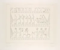 An illustration from Voyage en Perse de mm. Eugène Flandin, peintre, et Pascal Coste, architecte, entrepris par ordre de m. le ministre des affaires étrangères, d'après les instructions dressées par l'Institut. Publié sous les auspices de m. le ministre de l'intérieur (1851)