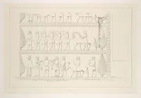 An illustration from Voyage en Perse de mm. Eugène Flandin, peintre, et Pascal Coste, architecte, entrepris par ordre de m. le ministre des affaires étrangères, d'après les instructions dressées par l'Institut. Publié sous les auspices de m. le ministre de l'intérieur (1851)