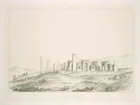 An illustration from Voyage en Perse de mm. Eugène Flandin, peintre, et Pascal Coste, architecte, entrepris par ordre de m. le ministre des affaires étrangères, d'après les instructions dressées par l'Institut. Publié sous les auspices de m. le ministre de l'intérieur (1851)