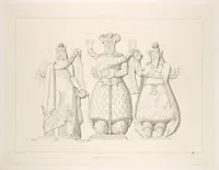 An illustration from Voyage en Perse de mm. Eugène Flandin, peintre, et Pascal Coste, architecte, entrepris par ordre de m. le ministre des affaires étrangères, d'après les instructions dressées par l'Institut. Publié sous les auspices de m. le ministre de l'intérieur (1851)