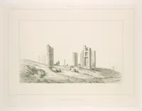 An illustration from Voyage en Perse de mm. Eugène Flandin, peintre, et Pascal Coste, architecte, entrepris par ordre de m. le ministre des affaires étrangères, d'après les instructions dressées par l'Institut. Publié sous les auspices de m. le ministre de l'intérieur (1851)