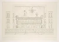 An illustration from Voyage en Perse de mm. Eugène Flandin, peintre, et Pascal Coste, architecte, entrepris par ordre de m. le ministre des affaires étrangères, d'après les instructions dressées par l'Institut. Publié sous les auspices de m. le ministre de l'intérieur (1851)