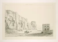 An illustration from Voyage en Perse de mm. Eugène Flandin, peintre, et Pascal Coste, architecte, entrepris par ordre de m. le ministre des affaires étrangères, d'après les instructions dressées par l'Institut. Publié sous les auspices de m. le ministre de l'intérieur (1851)