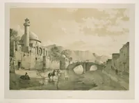 An illustration from Voyage en Perse de mm. Eugène Flandin, peintre, et Pascal Coste, architecte, entrepris par ordre de m. le ministre des affaires étrangères, d'après les instructions dressées par l'Institut. Publié sous les auspices de m. le ministre de l'intérieur (1851)