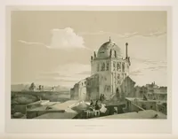 An illustration from Voyage en Perse de mm. Eugène Flandin, peintre, et Pascal Coste, architecte, entrepris par ordre de m. le ministre des affaires étrangères, d'après les instructions dressées par l'Institut. Publié sous les auspices de m. le ministre de l'intérieur (1851)