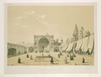 Picture 261 of 338 from Voyage en Perse de mm. Eugène Flandin, peintre, et Pascal Coste, architecte, entrepris par ordre de m. le ministre des affaires étrangères, d'après les instructions dressées par l'Institut. Publié sous les auspices de m. le ministre de l'intérieur (1851), leaf 269