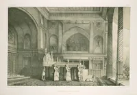 An illustration from Voyage en Perse de mm. Eugène Flandin, peintre, et Pascal Coste, architecte, entrepris par ordre de m. le ministre des affaires étrangères, d'après les instructions dressées par l'Institut. Publié sous les auspices de m. le ministre de l'intérieur (1851)