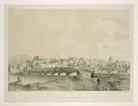An illustration from Voyage en Perse de mm. Eugène Flandin, peintre, et Pascal Coste, architecte, entrepris par ordre de m. le ministre des affaires étrangères, d'après les instructions dressées par l'Institut. Publié sous les auspices de m. le ministre de l'intérieur (1851)