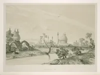 Picture 281 of 338 from Voyage en Perse de mm. Eugène Flandin, peintre, et Pascal Coste, architecte, entrepris par ordre de m. le ministre des affaires étrangères, d'après les instructions dressées par l'Institut. Publié sous les auspices de m. le ministre de l'intérieur (1851), leaf 289