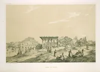 An illustration from Voyage en Perse de mm. Eugène Flandin, peintre, et Pascal Coste, architecte, entrepris par ordre de m. le ministre des affaires étrangères, d'après les instructions dressées par l'Institut. Publié sous les auspices de m. le ministre de l'intérieur (1851)