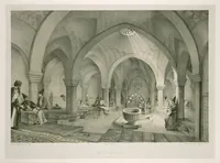An illustration from Voyage en Perse de mm. Eugène Flandin, peintre, et Pascal Coste, architecte, entrepris par ordre de m. le ministre des affaires étrangères, d'après les instructions dressées par l'Institut. Publié sous les auspices de m. le ministre de l'intérieur (1851)