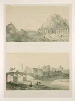 An illustration from Voyage en Perse de mm. Eugène Flandin, peintre, et Pascal Coste, architecte, entrepris par ordre de m. le ministre des affaires étrangères, d'après les instructions dressées par l'Institut. Publié sous les auspices de m. le ministre de l'intérieur (1851)