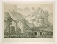 An illustration from Voyage en Perse de mm. Eugène Flandin, peintre, et Pascal Coste, architecte, entrepris par ordre de m. le ministre des affaires étrangères, d'après les instructions dressées par l'Institut. Publié sous les auspices de m. le ministre de l'intérieur (1851)