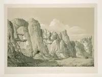 An illustration from Voyage en Perse de mm. Eugène Flandin, peintre, et Pascal Coste, architecte, entrepris par ordre de m. le ministre des affaires étrangères, d'après les instructions dressées par l'Institut. Publié sous les auspices de m. le ministre de l'intérieur (1851)