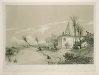 An illustration from Voyage en Perse de mm. Eugène Flandin, peintre, et Pascal Coste, architecte, entrepris par ordre de m. le ministre des affaires étrangères, d'après les instructions dressées par l'Institut. Publié sous les auspices de m. le ministre de l'intérieur (1851)