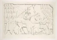 An illustration from Voyage en Perse de mm. Eugène Flandin, peintre, et Pascal Coste, architecte, entrepris par ordre de m. le ministre des affaires étrangères, d'après les instructions dressées par l'Institut. Publié sous les auspices de m. le ministre de l'intérieur (1851)