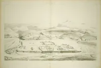 An illustration from Voyage en Perse de mm. Eugène Flandin, peintre, et Pascal Coste, architecte, entrepris par ordre de m. le ministre des affaires étrangères, d'après les instructions dressées par l'Institut. Publié sous les auspices de m. le ministre de l'intérieur (1851)