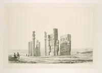 An illustration from Voyage en Perse de mm. Eugène Flandin, peintre, et Pascal Coste, architecte, entrepris par ordre de m. le ministre des affaires étrangères, d'après les instructions dressées par l'Institut. Publié sous les auspices de m. le ministre de l'intérieur (1851)