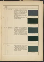 An illustration from Tabellarische Übersicht über die künstlichen organischen Farbstoffe und ihre Anwendung in Färberei und Zeugdruck (1905)