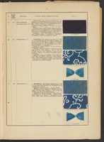 An illustration from Tabellarische Übersicht über die künstlichen organischen Farbstoffe und ihre Anwendung in Färberei und Zeugdruck (1905)