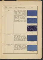 An illustration from Tabellarische Übersicht über die künstlichen organischen Farbstoffe und ihre Anwendung in Färberei und Zeugdruck (1905)