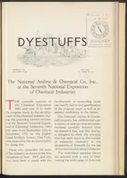 Picture 1 of 4 from Dyestuffs, Volume 22 Number 9 (1921), leaf 1