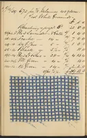 An illustration from Dyer's account book, Volume 2 (1855)