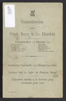 An illustration from Colours Fast to Light for Staining Wood (1911)