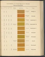 Picture 10 of 53 from Echtheits - Tabellen der Substantiven Baumwollfarbstoffe (1900), leaf 33