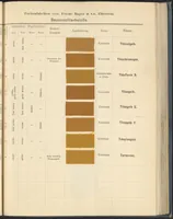 Picture 14 of 53 from Echtheits - Tabellen der Substantiven Baumwollfarbstoffe (1900), leaf 41