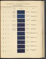 Picture 19 of 53 from Echtheits - Tabellen der Substantiven Baumwollfarbstoffe (1900), leaf 53
