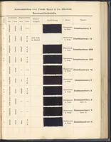 An illustration from Echtheits - Tabellen der Substantiven Baumwollfarbstoffe (1900)